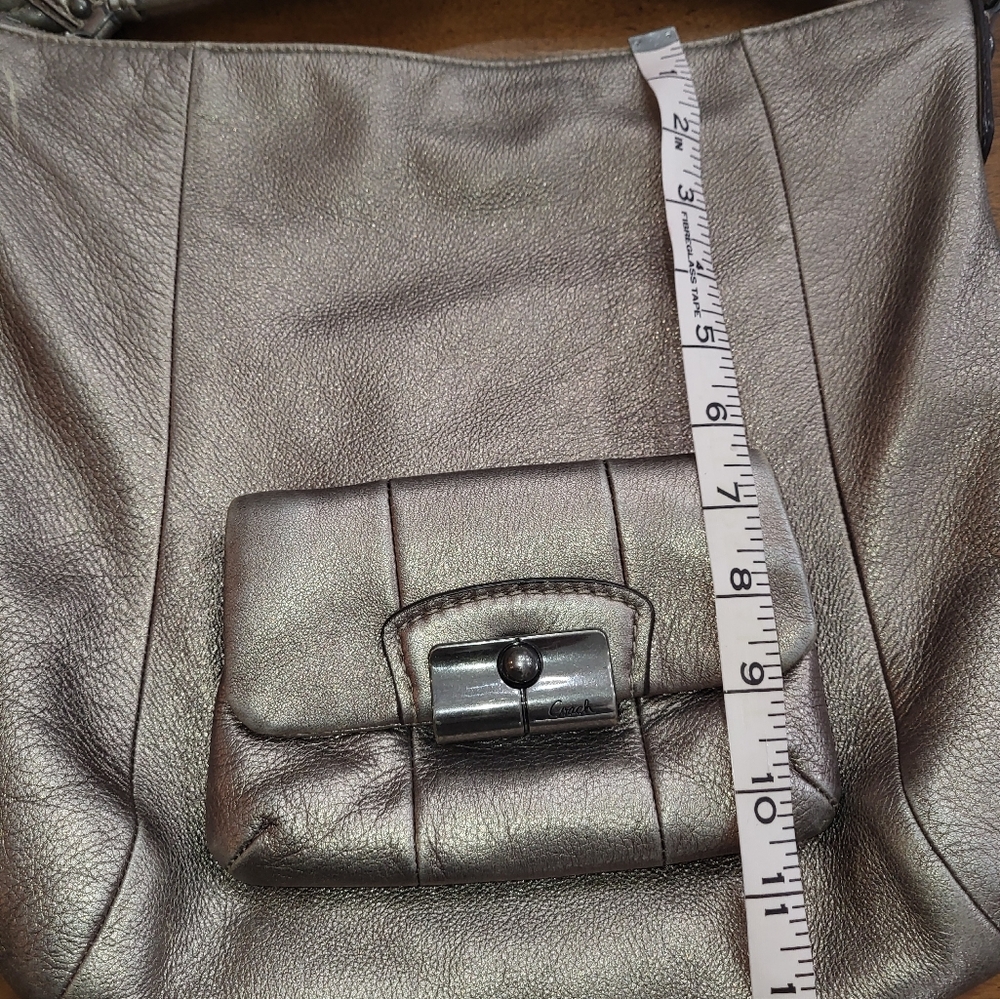 Euc Hobo Coach Kristen Bronze Metallic With Shoul… - image 5